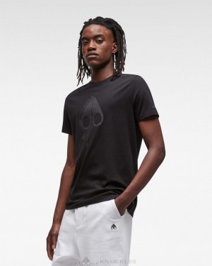 Black Moose Knuckles AUGUSTINE TEE Tees | dr16-fy93