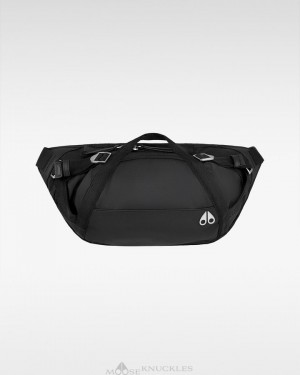 Black Moose Knuckles LOGO UTILITY BAG Bags | os77-AW65