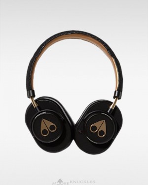 Black / Gold Moose Knuckles NOISE CANCELLING HEADPHONES Headphones | Gm19-pn02