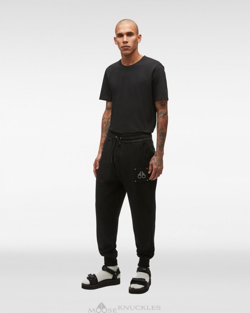 Black Moose Knuckles BROOKLYN JOGGER Trousers | FE74-mc62