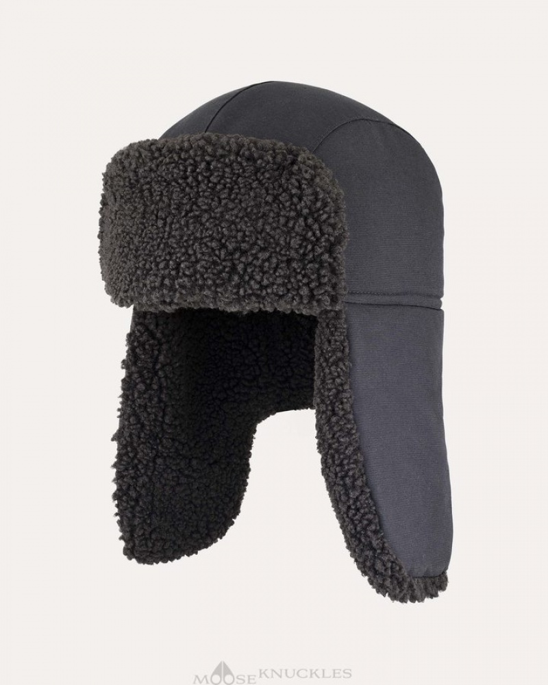 Black Moose Knuckles QUEBEC TRAPPER HAT Hats | Cz59-Gs39