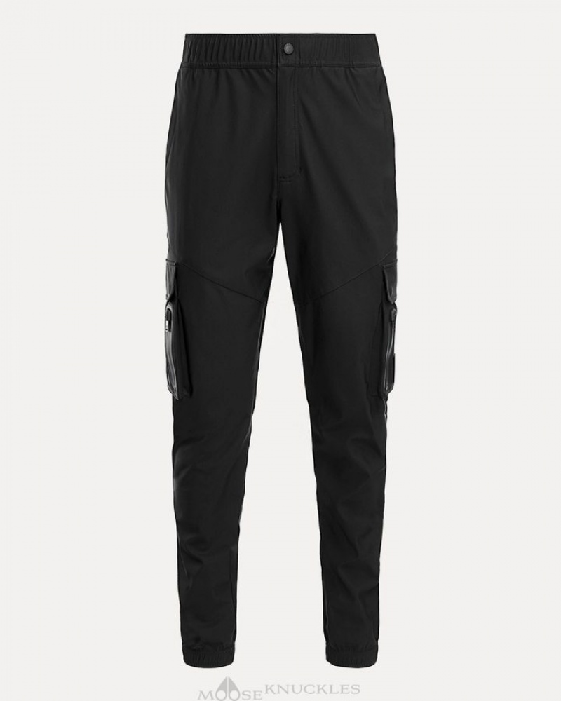 Black Moose Knuckles SUSSEX PANT Trousers | qv59-yz16