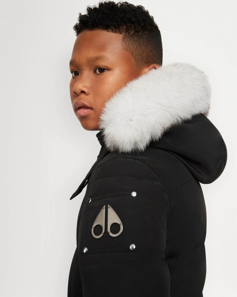 Black / Natural Shearling Moose Knuckles UNISEX ORIGINAL 3Q SHEARLING Jackets | xG76-zY17