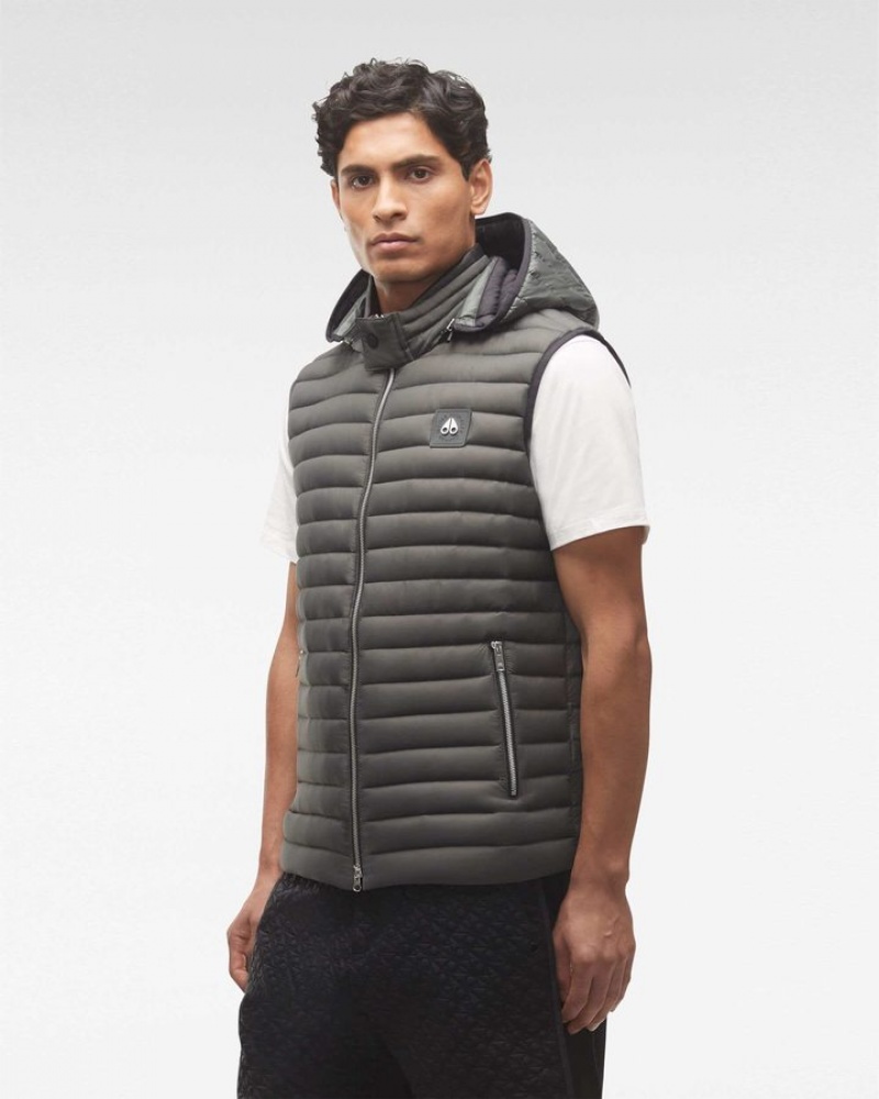 Kendall Grey Moose Knuckles AIR DOWN VEST Vests | ON96-Bx28