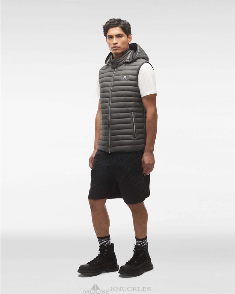 Kendall Grey Moose Knuckles AIR DOWN VEST Vests | ON96-Bx28