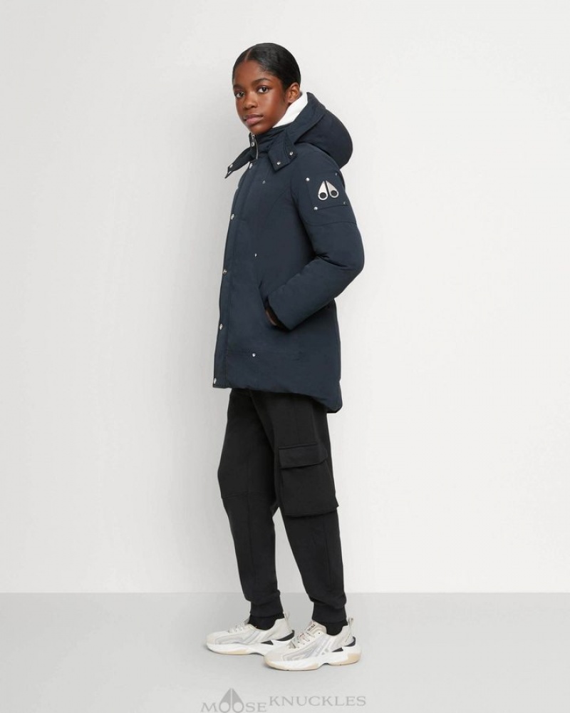 Navy Moose Knuckles UNISEX ORIGINAL PARKA Parkas | nQ23-LA99