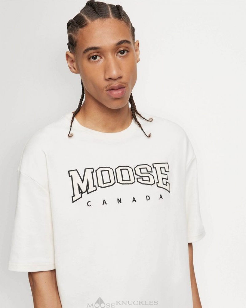 Plaster Moose Knuckles NOBLE TEE Tees | GS84-Kq52