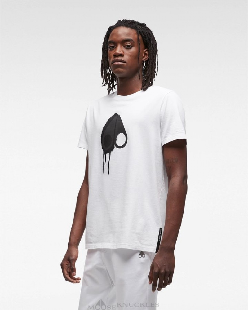 White Moose Knuckles AUGUSTINE TEE Tees | Vj96-SH36