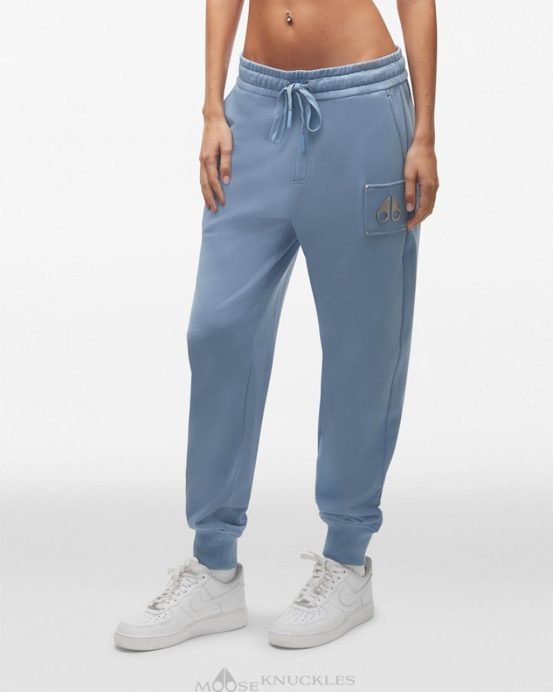 Windy Blue Moose Knuckles BROOKLYN JOGGER Trousers | cL61-ES59