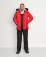 Fire Red / Black Shearling